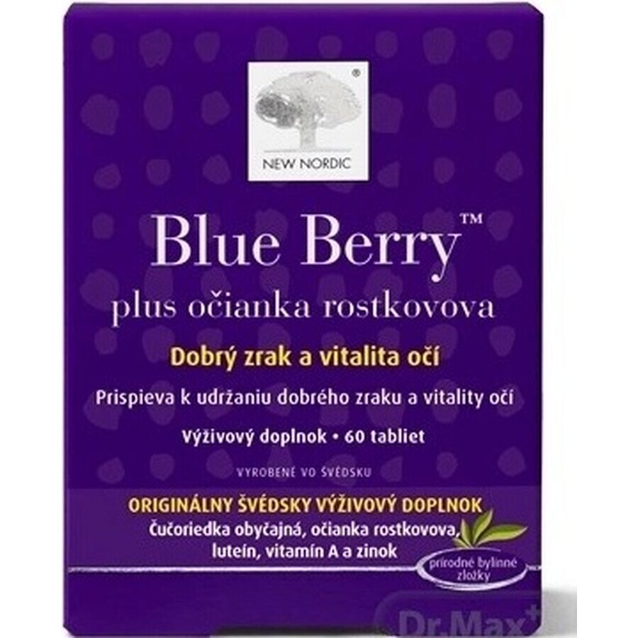 NEW NORDIC Blue Berry 1×60 tbl, supliment alimentar