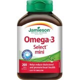 JAMIESON OMEGA-3 SELECT MINI 1×200 cps, complemento alimenticio