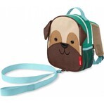 SKIP HOP Zoo Rucsac cu lesă de siguranță Puggle 1+ 1×1 buc, rucsac