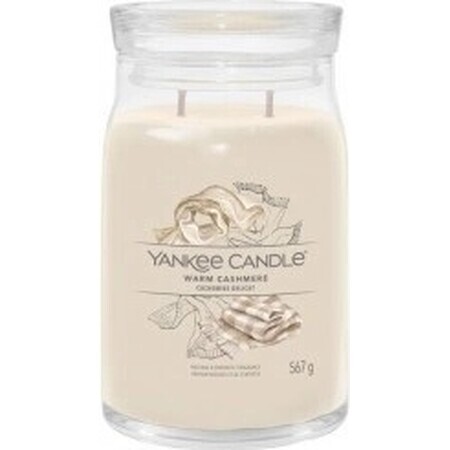 Yankee Candle Signature Large Warm Cashmere Kerze 1×567 g Warm Cashmere 1×567 g, Duftkerze