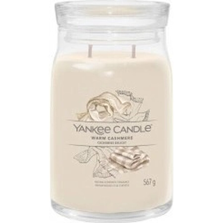 Yankee Candle Signature Large Warm Cashmere Kerze 1×567 g Warm Cashmere 1×567 g, Duftkerze