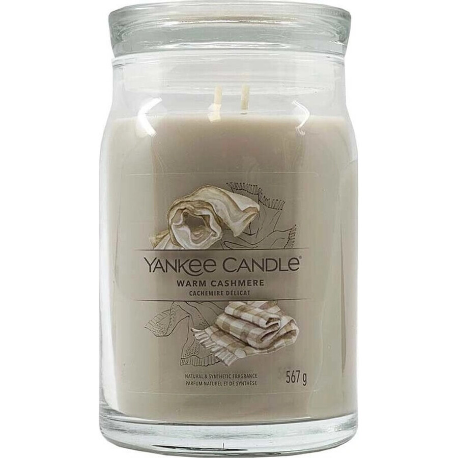 Yankee Candle Signature Large Warm Cashmere Kerze 1×567 g Warm Cashmere 1×567 g, Duftkerze