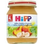 HiPP 100% Fruit Appels, Bananen en Perziken 1×125 g, fruitsnack voor kinderen