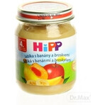 HiPP 100% Fruit Appels, Bananen en Perziken 1×125 g, fruitsnack voor kinderen