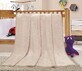 Manta infantil KORALL MICRO 1014/027 75x100 beige sin bordar 1&#215;1 ud, manta beb&#233;