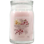 Yankee Candle Signature lumânare mare Pink Cherry & Vanilla 1×567 g, lumânare parfumată