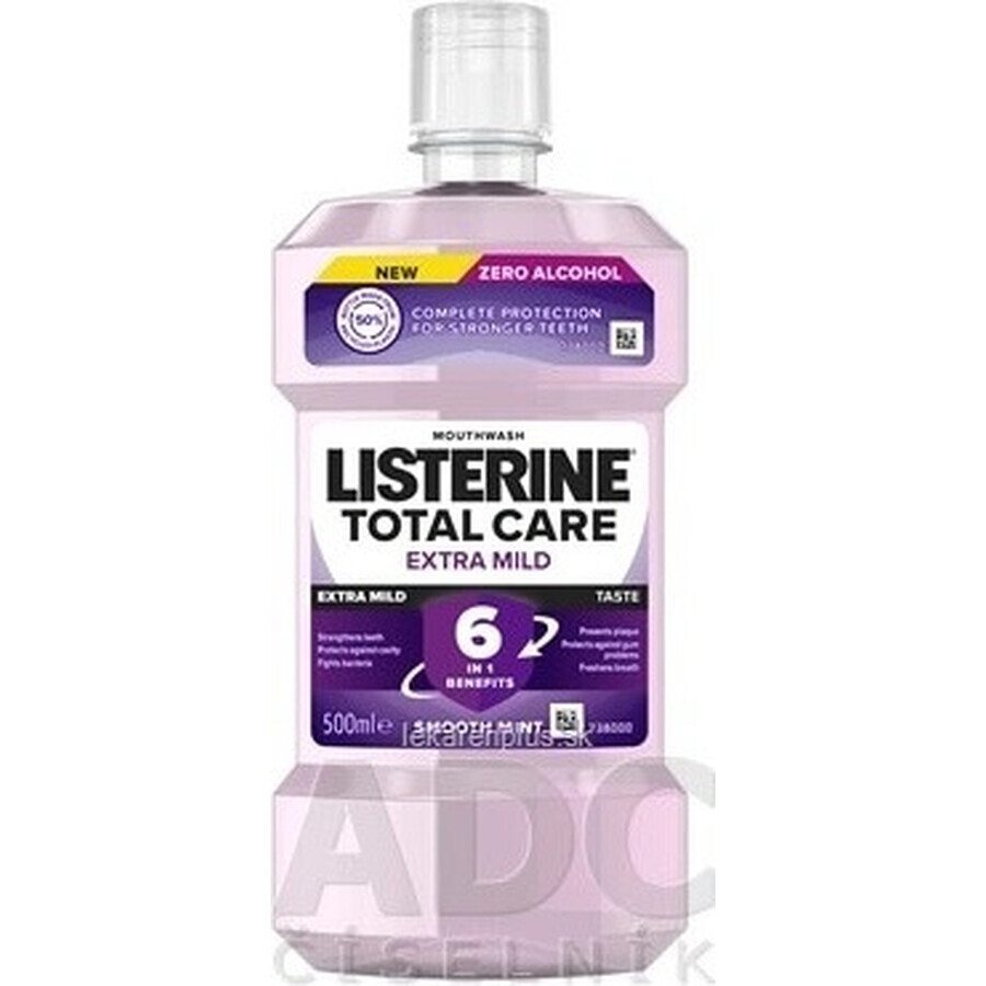 LISTERINE® TOTAL CARE Colutorio Extra Suave 1×500 ml, enjuague bucal