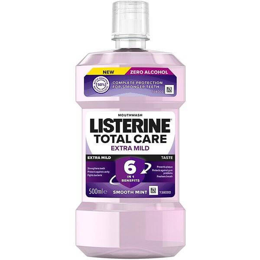 LISTERINE® TOTAL CARE Colutorio Extra Suave 1×500 ml, enjuague bucal