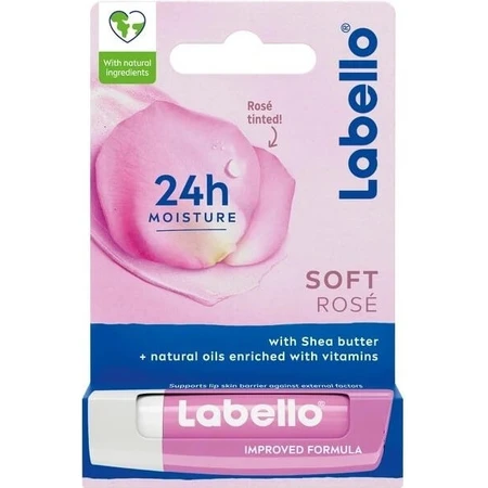 Labello SOFT ROSÉ 1×4,8 g, balsamo per labbra