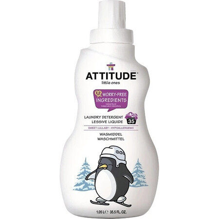 ATTITUDE Gel lavavajillas Sweet Lullaby 1×1050 ml, Gel lavavajillas con sabor a Sweet Lullaby