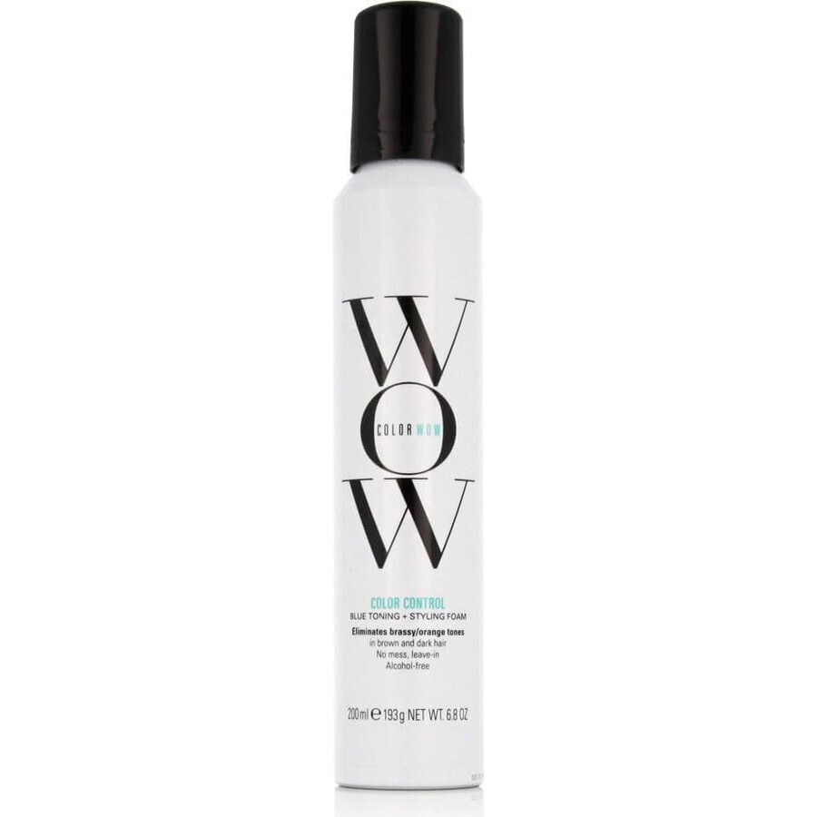 Colour Wow Colour Control Espuma de peinado con tinte azul 1×200 ml, espuma de peinado