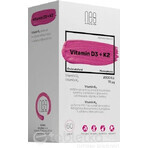 nesVITAMINS Vitamine D3 2000 U.I. + K2 70 μg 1×60 cps, complément alimentaire