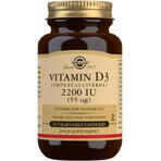 Solgar Vitamine D3 2200 IE 50 capsules 1×50 tbl, voedingssupplement