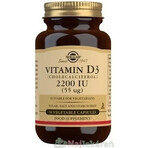 Solgar Vitamine D3 2200 IE 50 capsules 1×50 tbl, voedingssupplement