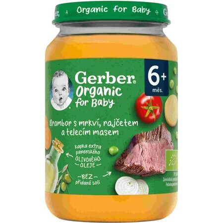 Gerber Bio Fleisch- und Gemüsesnack 1×190 g, Snack