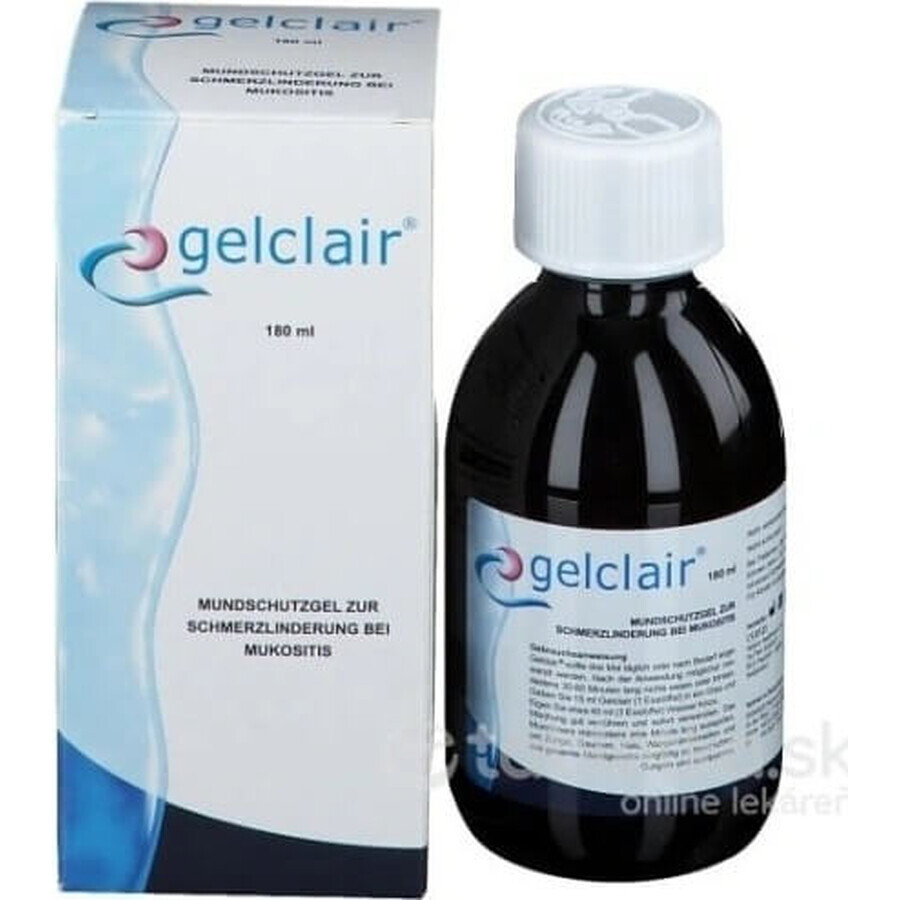 GELCLAIR GEL VOOR HET VERWIJDEREN VAN GURGLY LESSEN 1×180 ml, voedingssupplement