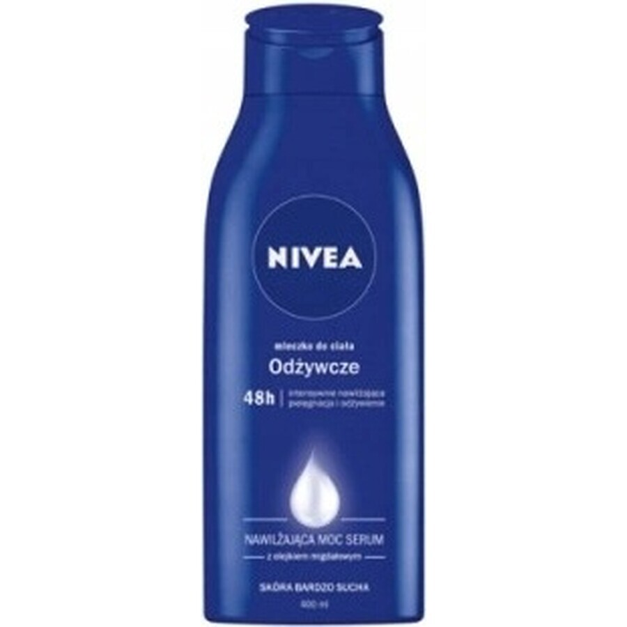 NIVEA BODY MILK - DRY SHEATH 1×400 ml, lang anhaltende Pflege