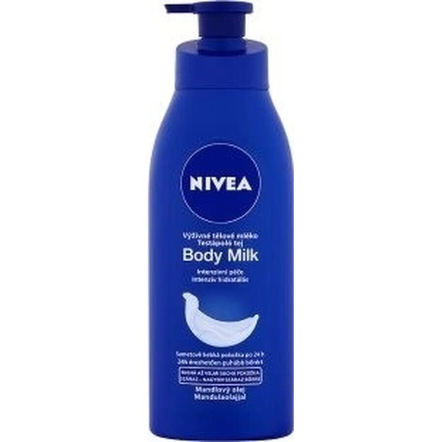 NIVEA BODY MILK - DRY SHEATH 1×400 ml, lang anhaltende Pflege