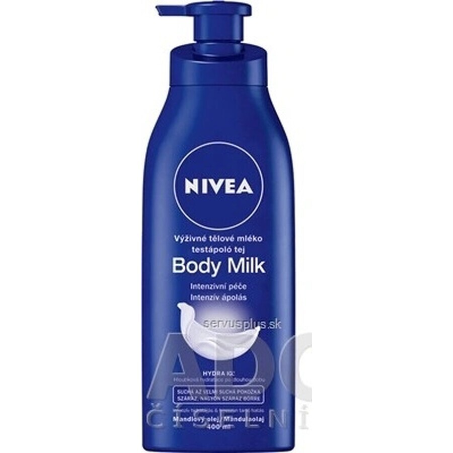 NIVEA BODY MILK - DRY SHEATH 1×400 ml, lang anhaltende Pflege