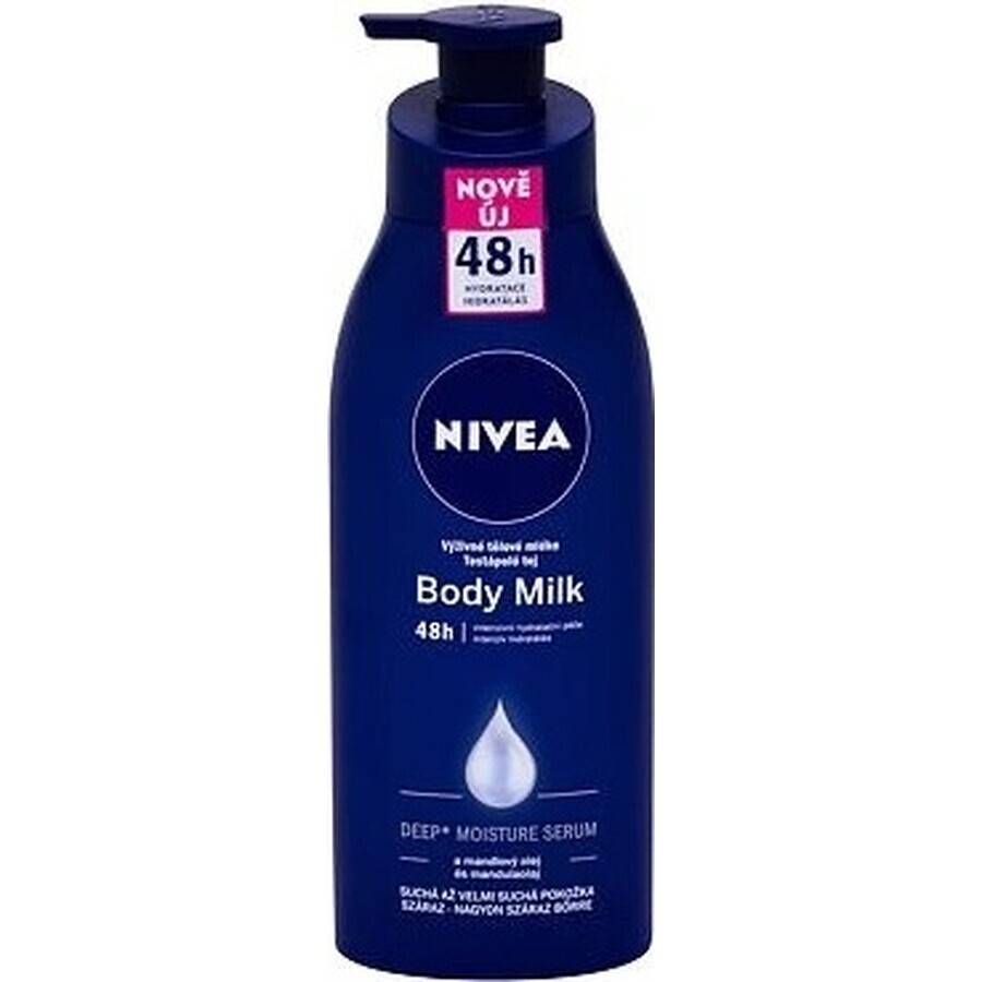 NIVEA BODY MILK - DRY SHEATH 1×400 ml, lang anhaltende Pflege