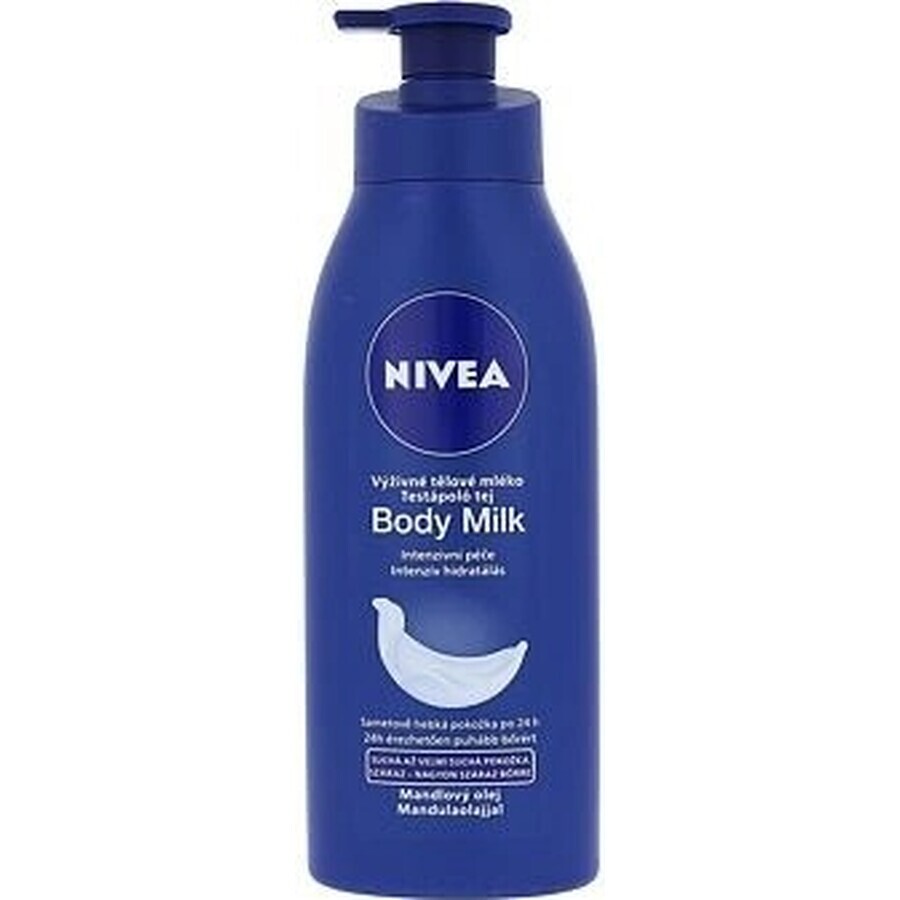 NIVEA BODY MILK - DRY SHEATH 1×400 ml, lang anhaltende Pflege