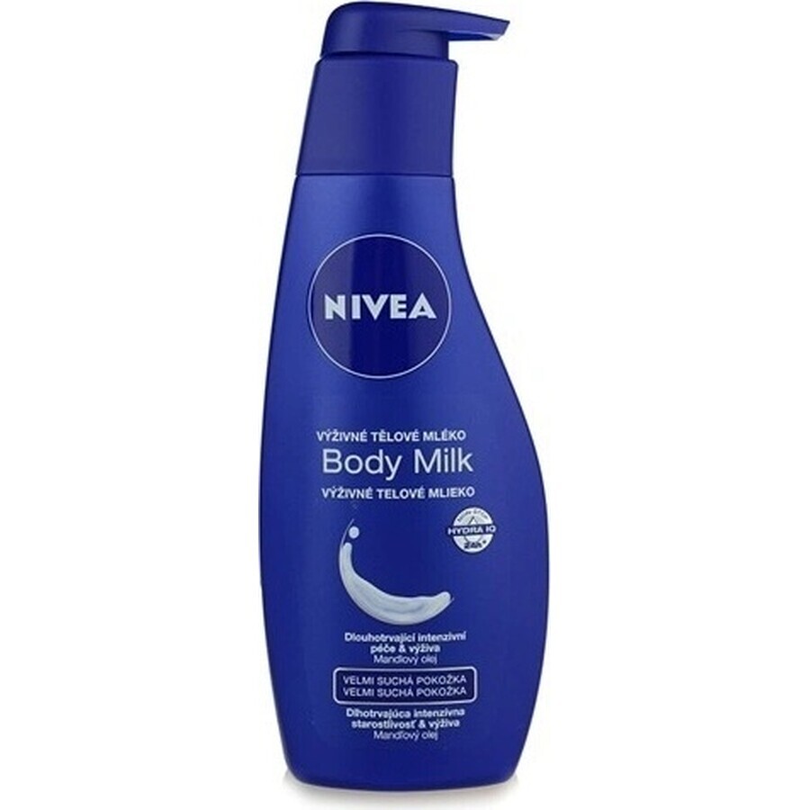 NIVEA BODY MILK - DRY SHEATH 1×400 ml, lang anhaltende Pflege