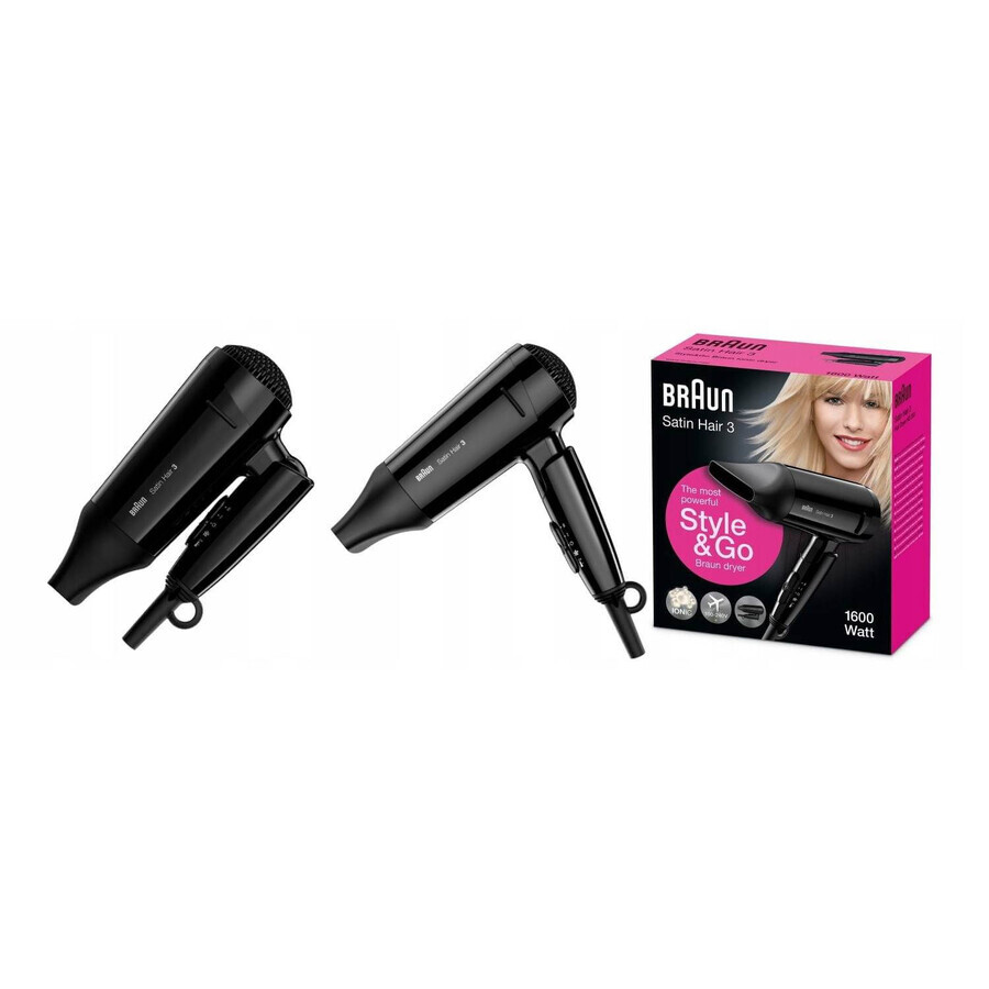 Braun Satin Hair 3 Hd 350 To Go 1pc 1×1 1pc haardroger