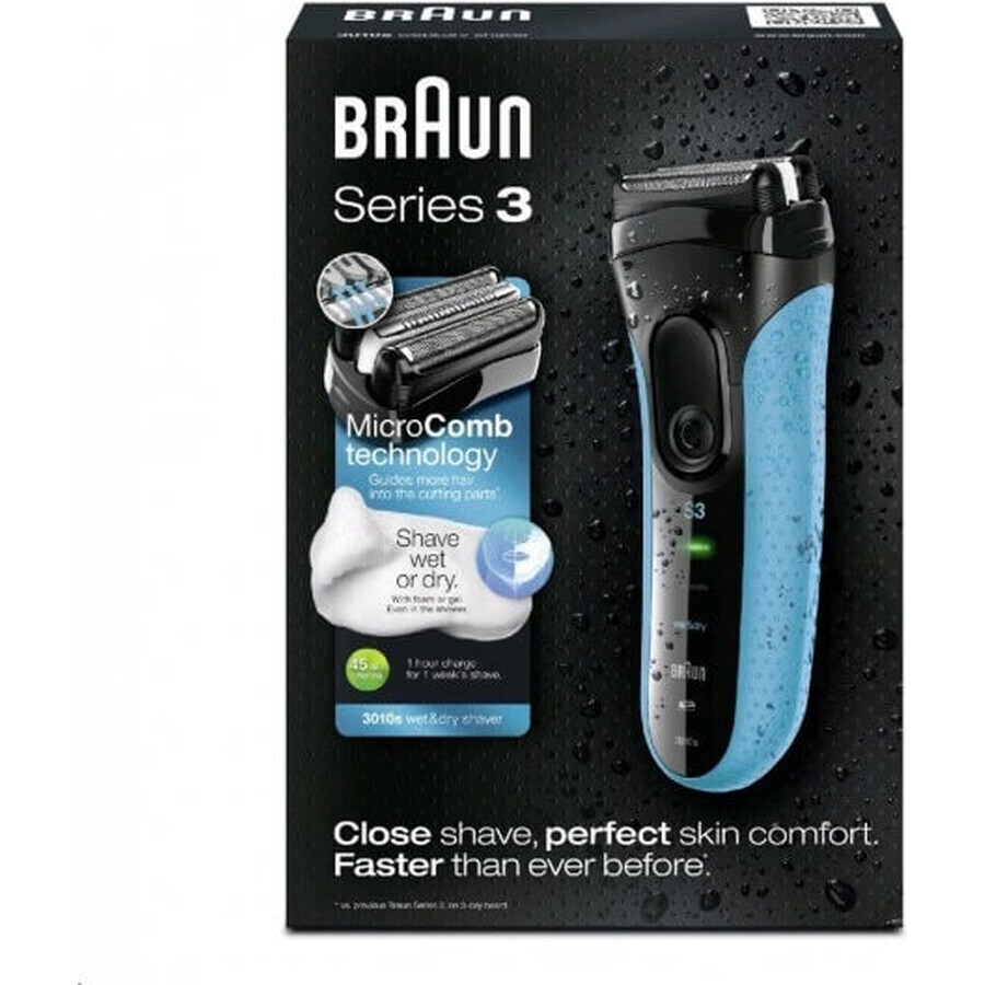 BRAUN Serie 3 3010s W&D Serie 3010s 1×1 pz, rasoio