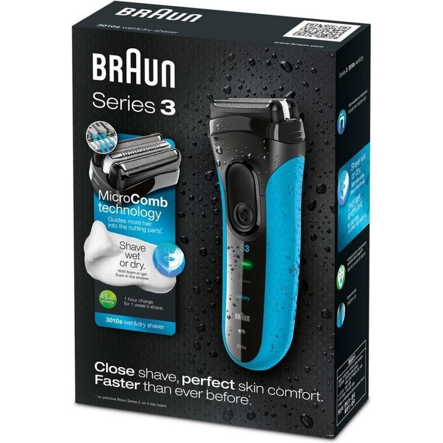 BRAUN Serie 3 3010s W&D Serie 3010s 1×1 pz, rasoio