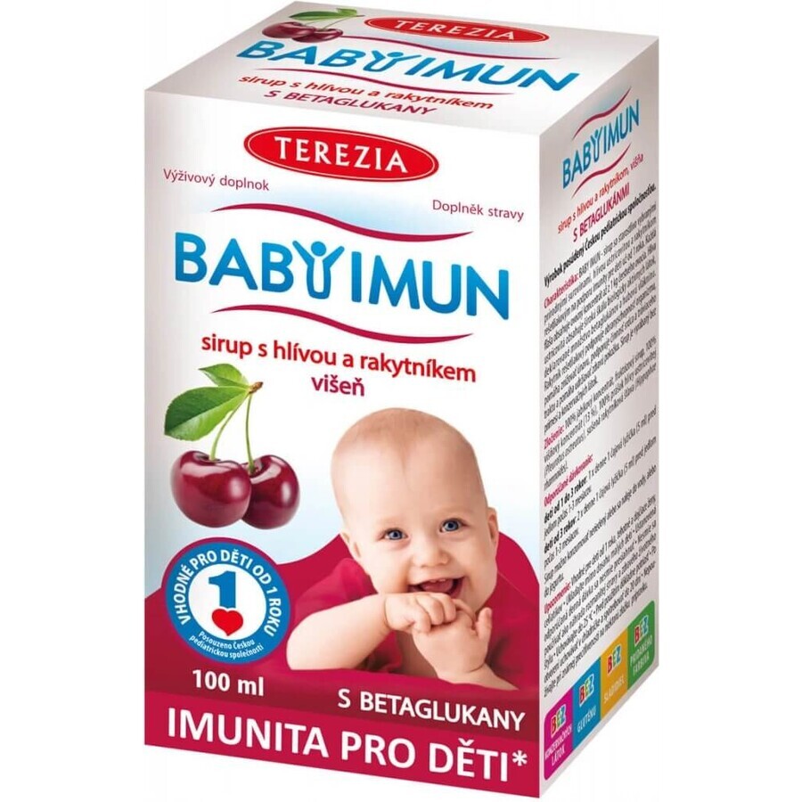 TEREZIA BABY BABY IMMUN Sirup mit Weißdorn und Sanddorn 1×100 ml, Nahrungsergänzungsmittel