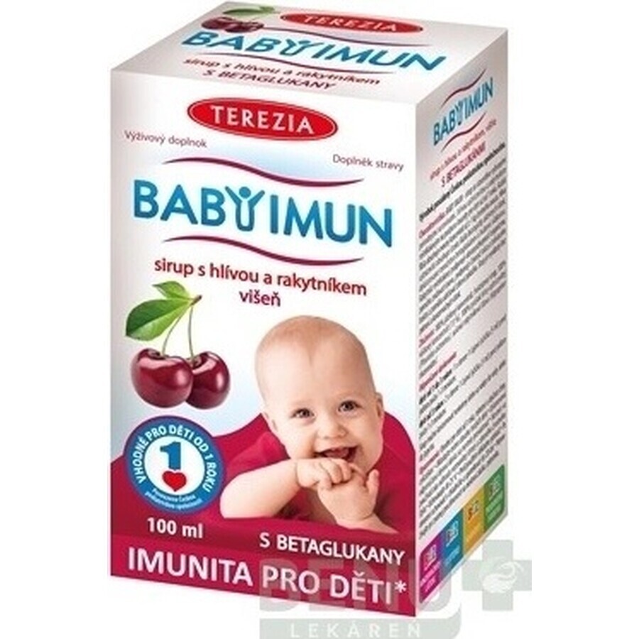 TEREZIA BABY BABY IMMUN Sirup mit Weißdorn und Sanddorn 1×100 ml, Nahrungsergänzungsmittel