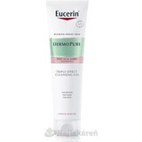 Eucerin DERMOPURE Dreifach-Wirkung Peeling-Reinigungsgel 1×150 ml, Reinigungsgel