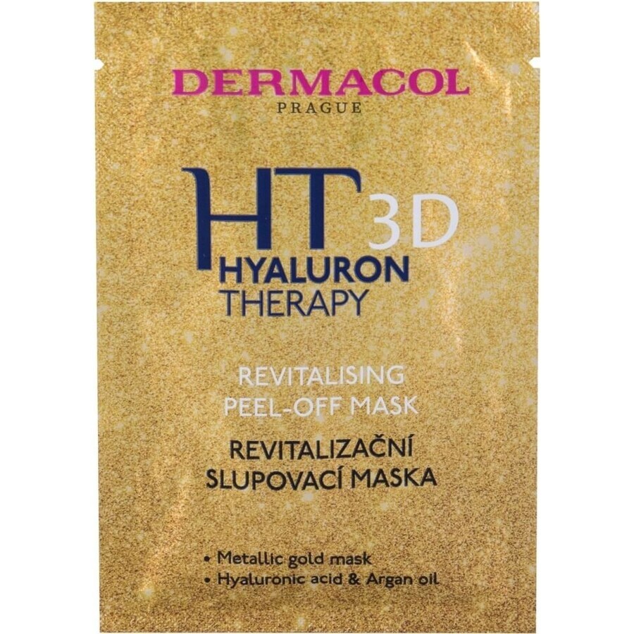 Dermacol Hyaluron Therapy Mascarilla Facial Textil 3D 1×1 ud, Mascarilla Facial Textil