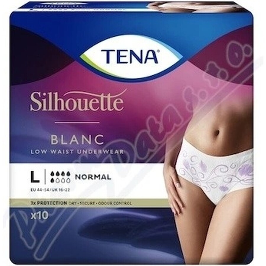 TENA Silhouette Normal L 1×10 unidades, braguitas para la incontinencia