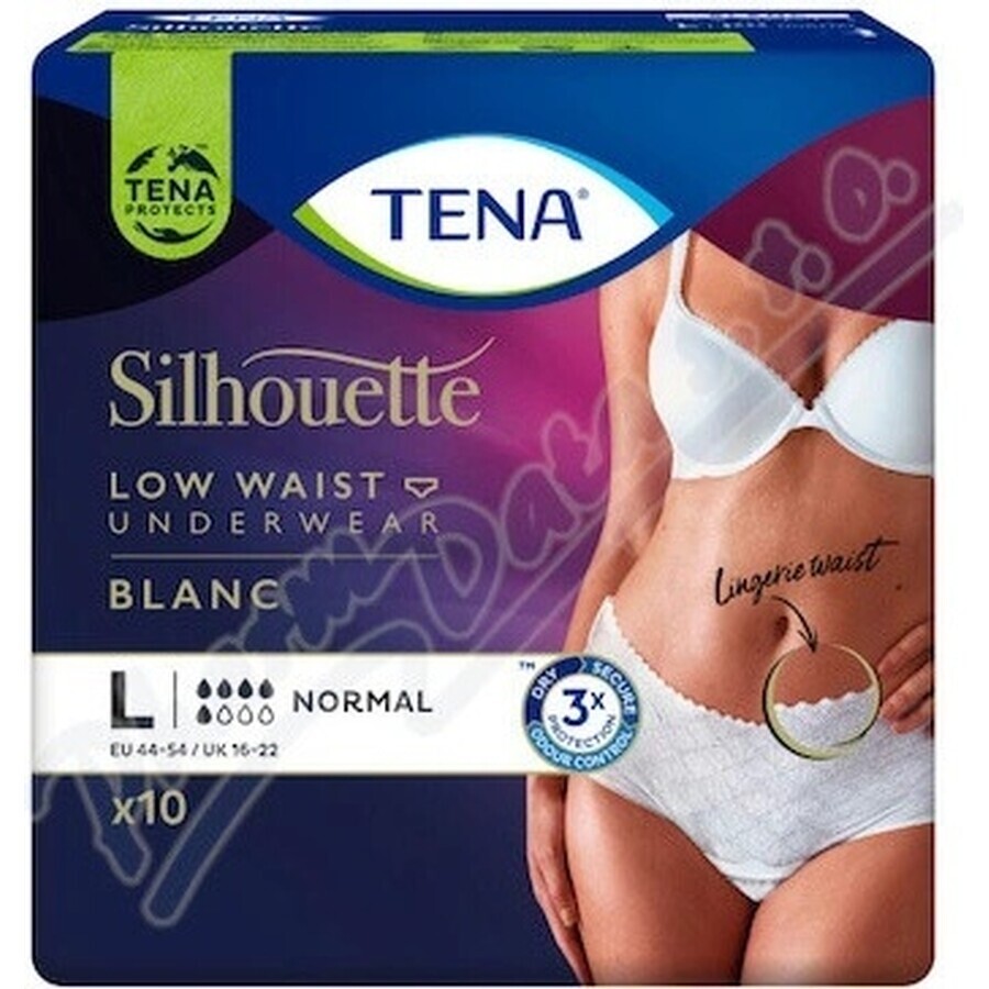 TENA Silhouette Normal L 1×10 unidades, braguitas para la incontinencia