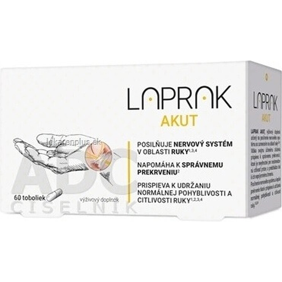 LAPRAK AKUT 1×60 tbl, suplemento nutricional para el sistema nervioso