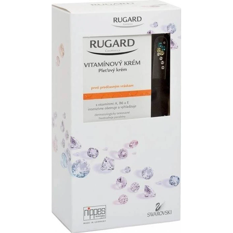 RUGARD Crema vitaminica 100 ml + lima di Solingen 1×1 pz, set