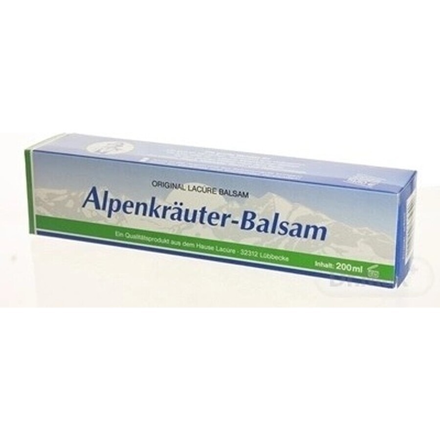 Primavera Alpenkräuter Balsam 1×200 ml, Bálsamo de hierbas alpinas