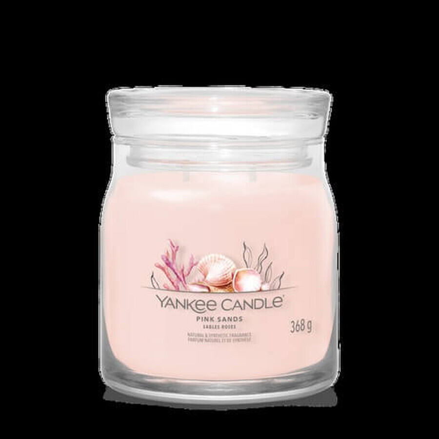 Yankee Candle Pink Sands™ Medium Candle 1×411 g, candela profumata