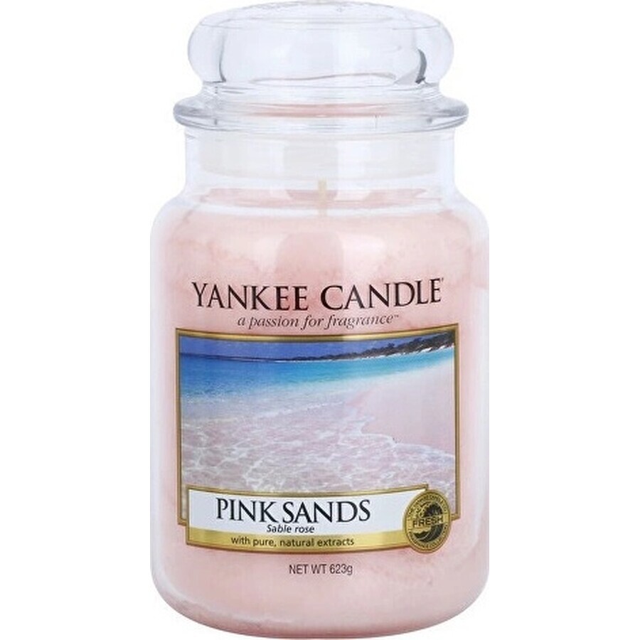 Yankee Candle Pink Sands™ Medium Candle 1×411 g, candela profumata