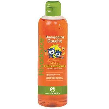 Champú y gel de ducha con miel y frutas Rivadouce, 500ml, Laboratoire Rivadis