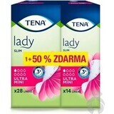 TENA Lady Slim Ultra Mini 1×42 unidades, compresas higiénicas para la incontinencia