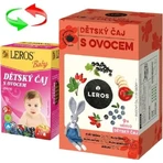 LEROS Thé aux fruits pour enfants 20×2 g, thé