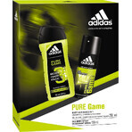 ADIDAS PURE GAME DEO S 150ML+SPR DEO S 150ML+SPR GEL 250ML 1SET 1×1 Stück, Satz