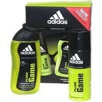 ADIDAS PURE GAME DEO S 150ML+SPR DEO S 150ML+SPR GEL 250ML 1SET 1×1 Stück, Satz