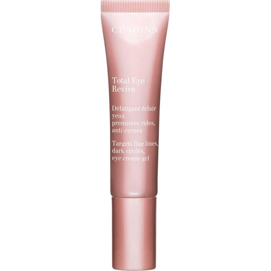 Clarins Total Eye Revive Gel Crema 1×15 ml, gel crema contorno de ojos