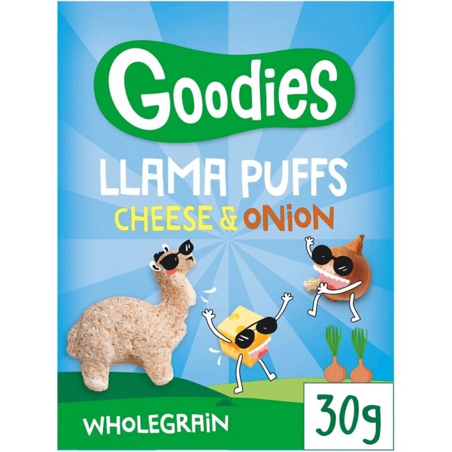 Goodies Lama kaas en ui chips 1×30 g, chips