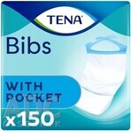 TENA Bib Bib L 1×150 piezas, tamaño 37x66cm