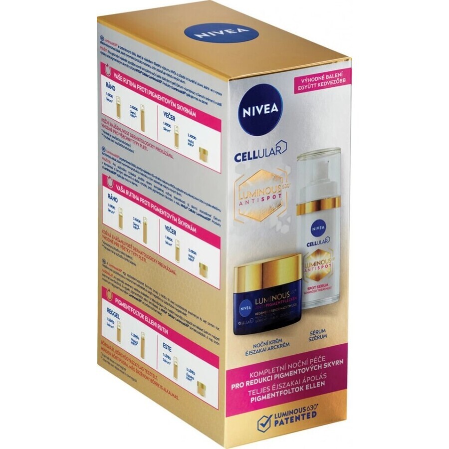 Nivea FC Luminous S/N Duopack 1×30 ml + 50 ml, set de cosmétiques pour le visage