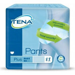 TENA PANTS PLUS EXTRA LARGE 1×12 piezas, braguita elástica absorbente, absorción 1440 ml, perímetro de cadera 120-160 cm